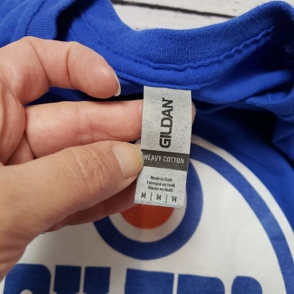 Oilers / McDonald's Employee Game Day Oilers game day Big Mac shirt - Picture 10 of 12